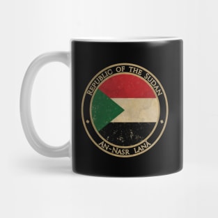 Vintage Republic of the Sudan Africa African Flag Mug